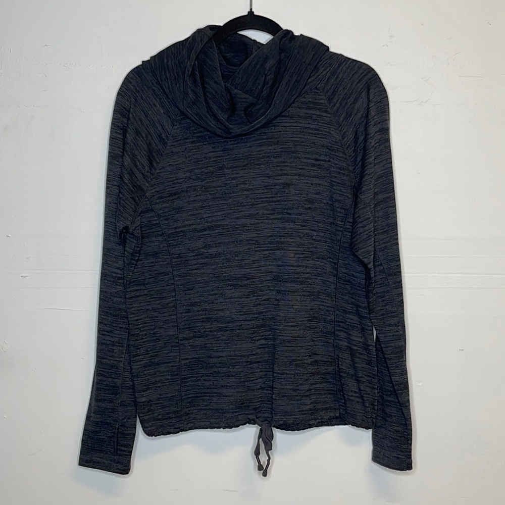 Athleta Dark Gray Hooded Pullover